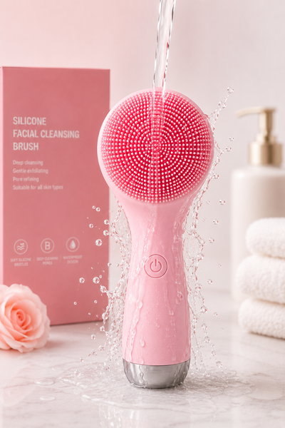 Brosse Nettoyante Visage Double Silicone 3D