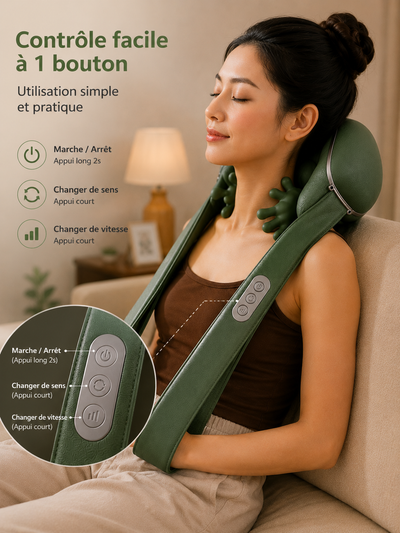 Masseur Cervical 3D Chauffant N7