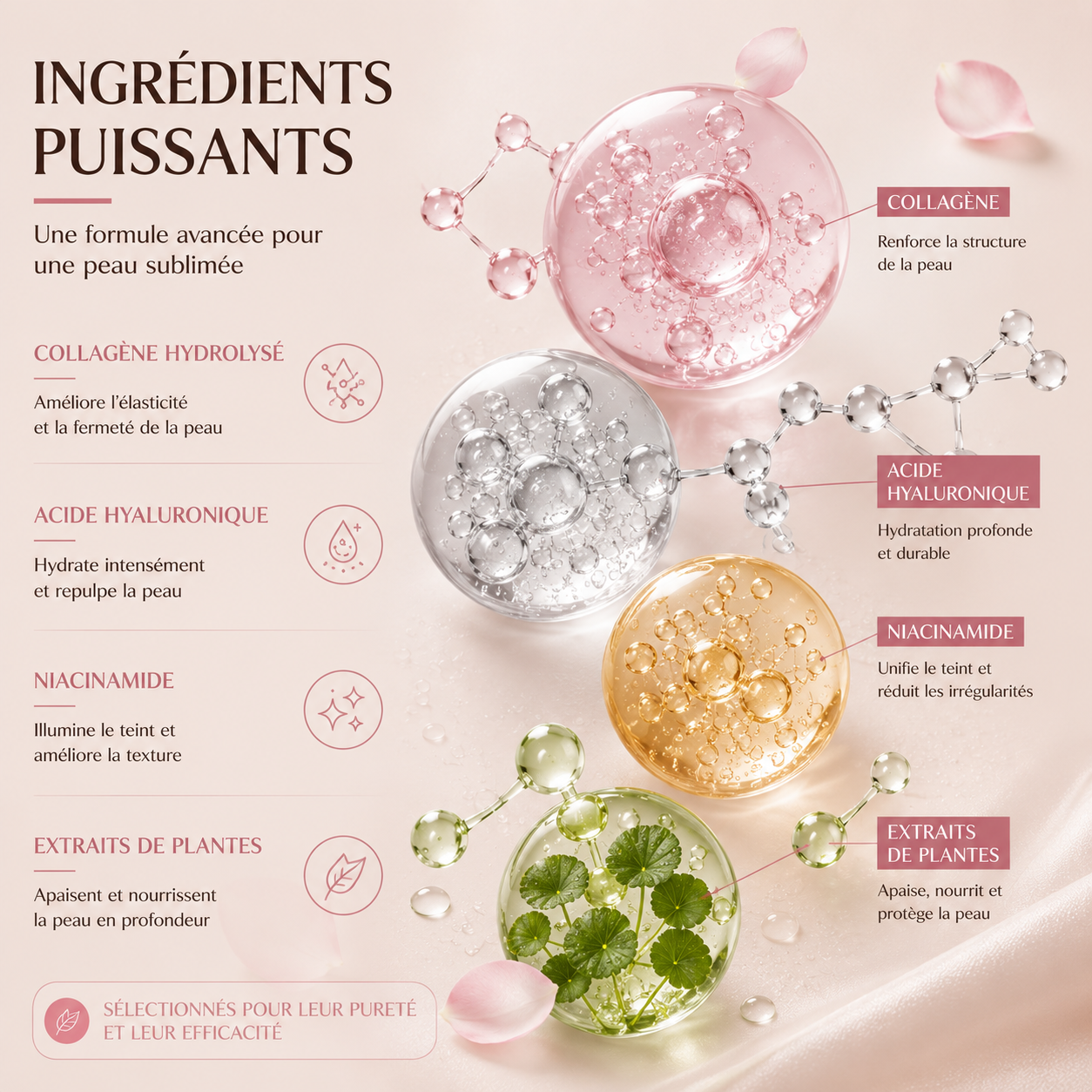 Masque Facial Décollable au Collagène pour la Nuit